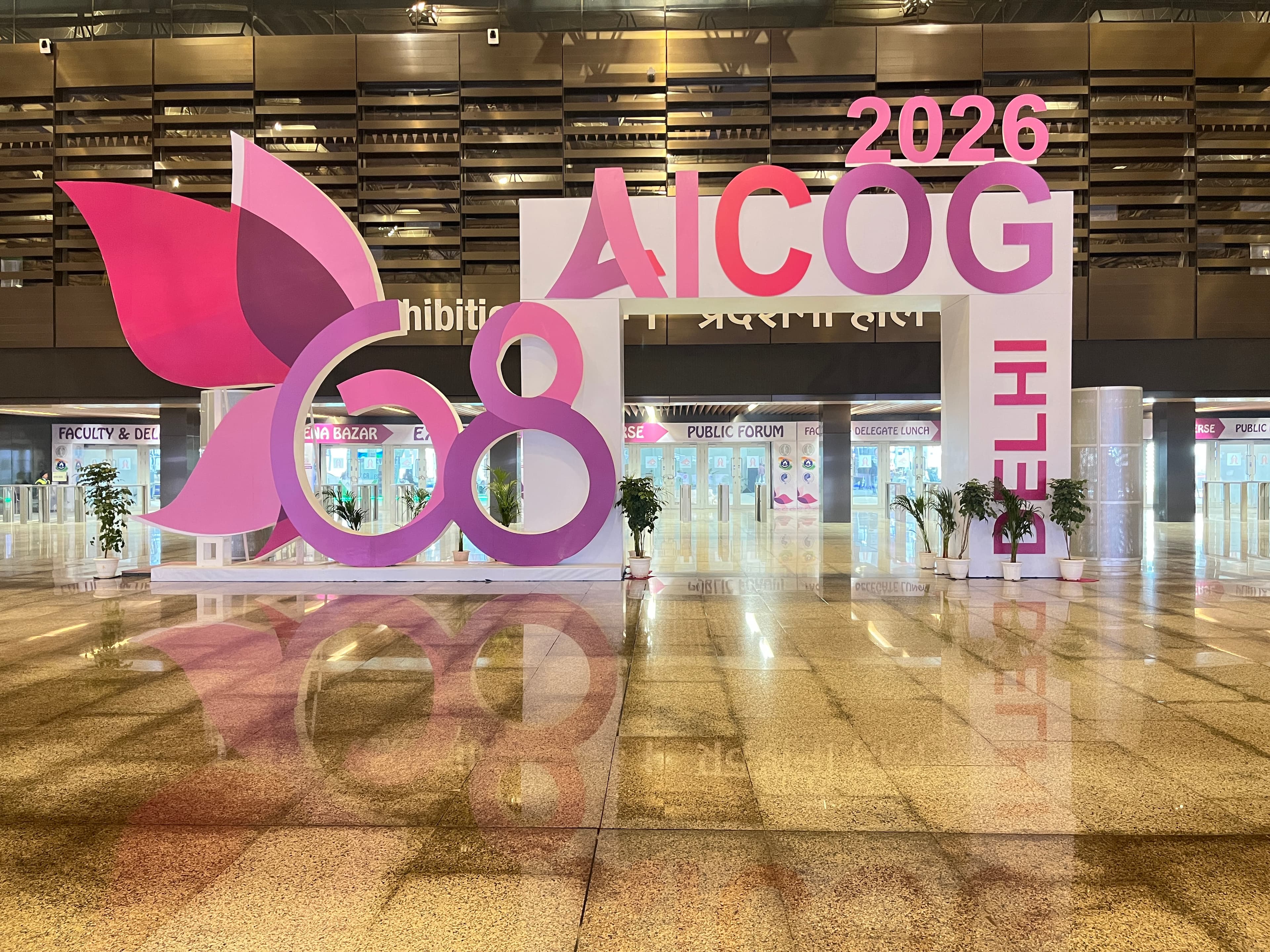 68th AICOG Delhi Exhibition Entrance Archway